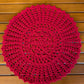 Round Crochet Placemats - Solid Colors