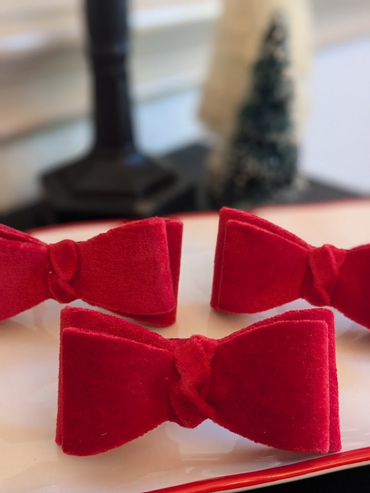 Velvet Bows Napkin Ring