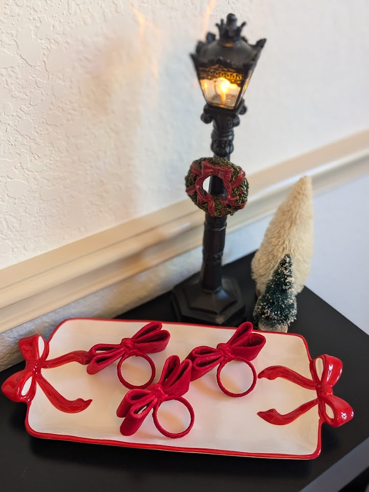Velvet Bows Napkin Ring