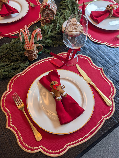 Merry Christmas Collection Table Setting