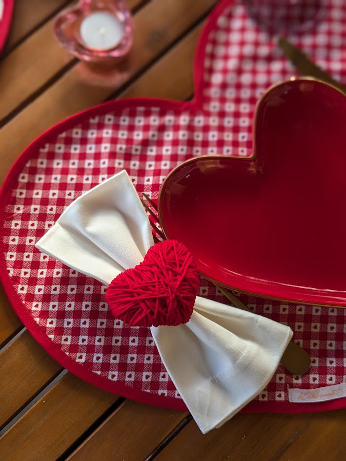 Blushing Heart Collection Table Setting