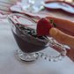 Crystal Gravy Boat with Hanger Hearts