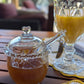 Crystal Honey Pot with Spoon
