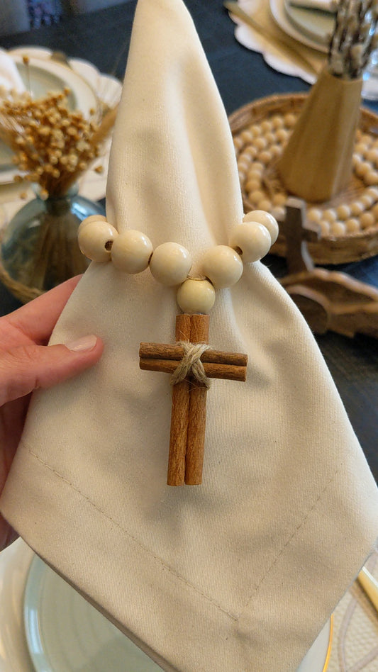 Handmade Cross Napkin Ring