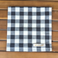 Black and White Checkered Napkin