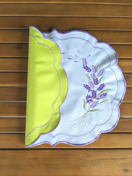 Double sided Lavender Collection Waterproof Placemat