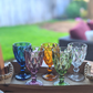 Colored Glass Goblets
