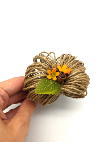 Jute Pumpkin Napkin Ring