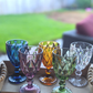 Colored Glass Goblets