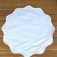 Navy Double-Sided Delight Scalloped Waterproof Placemat