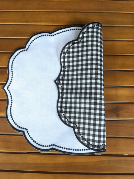 Double Sided Checkered Waterproof Placemat