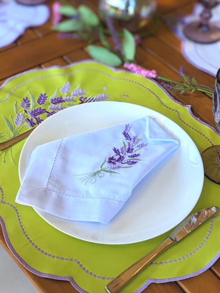 Double sided Lavender Collection Waterproof Placemat