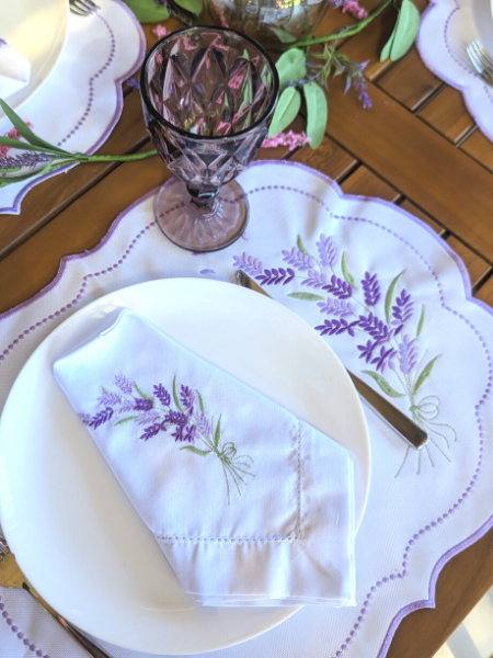 Lavender Collection Table Setting